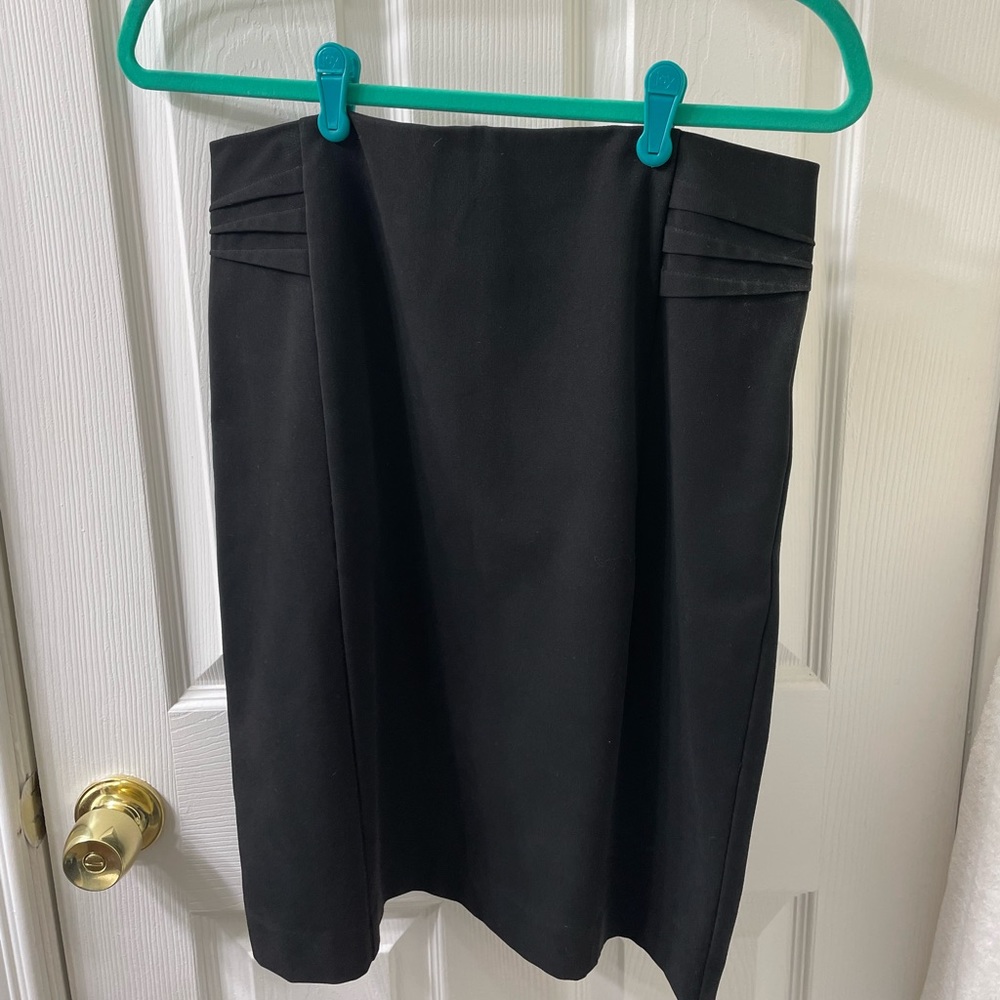 Black suit skirt